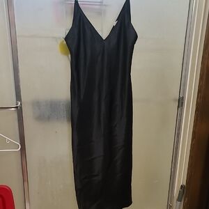Elegant Black Slip Dress